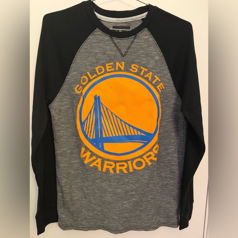 NBA Golden State Warriors Long Sleeve Shirt size S
